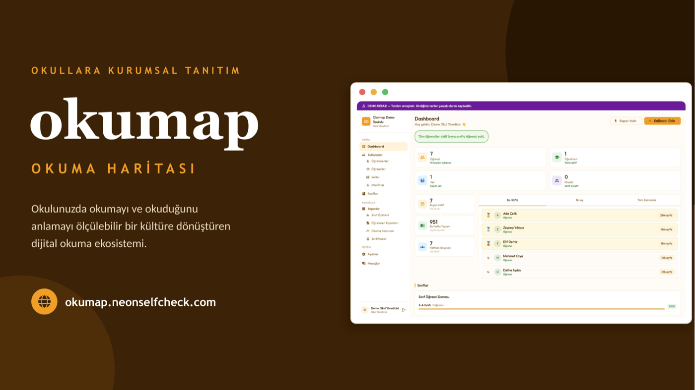 Okumap kurumsal tanıtım sunumu kapağı